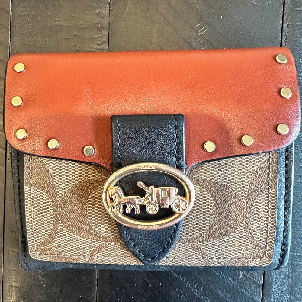 Coach Georgie Wallet Rivet